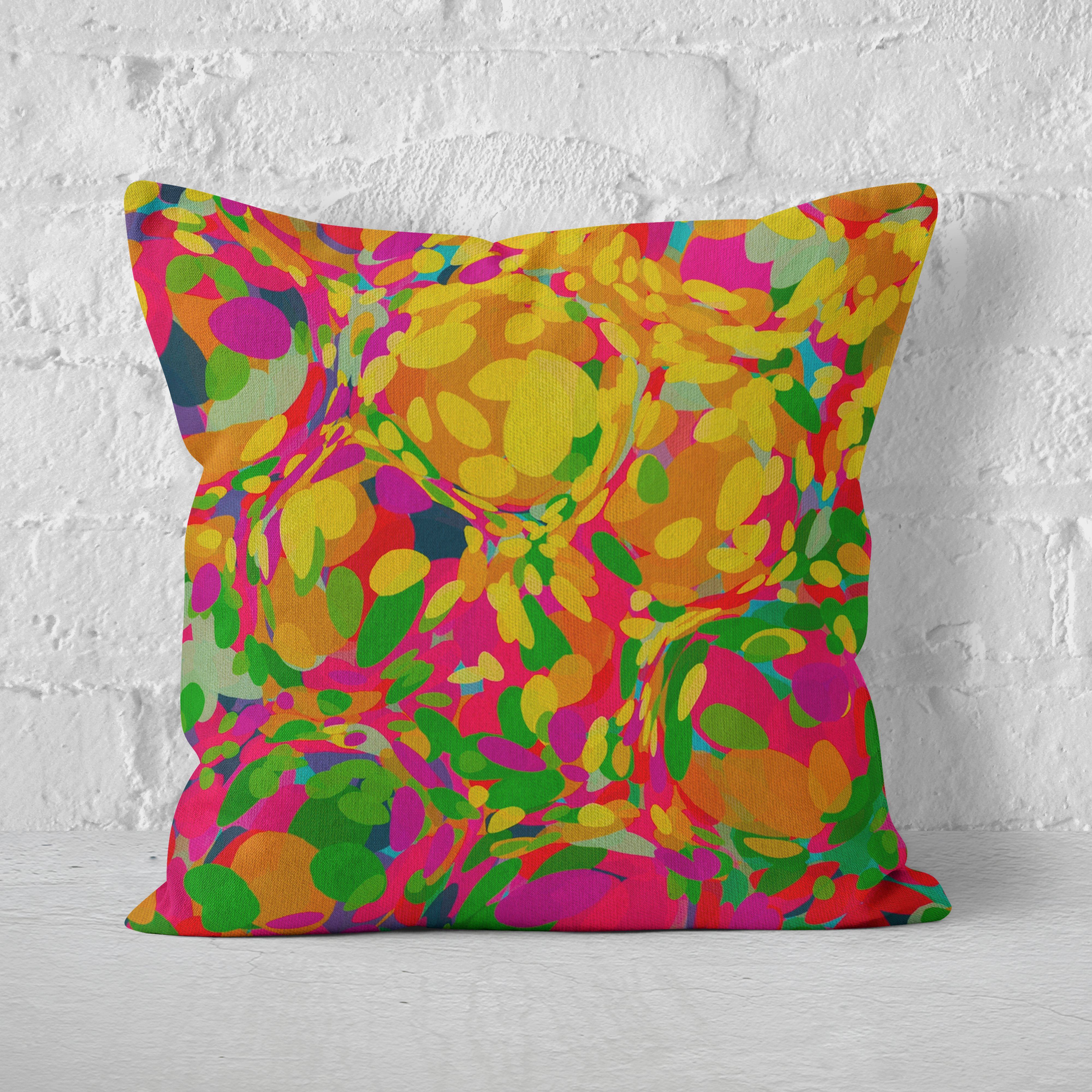 Festival Abstract Cushion - Louise Mead