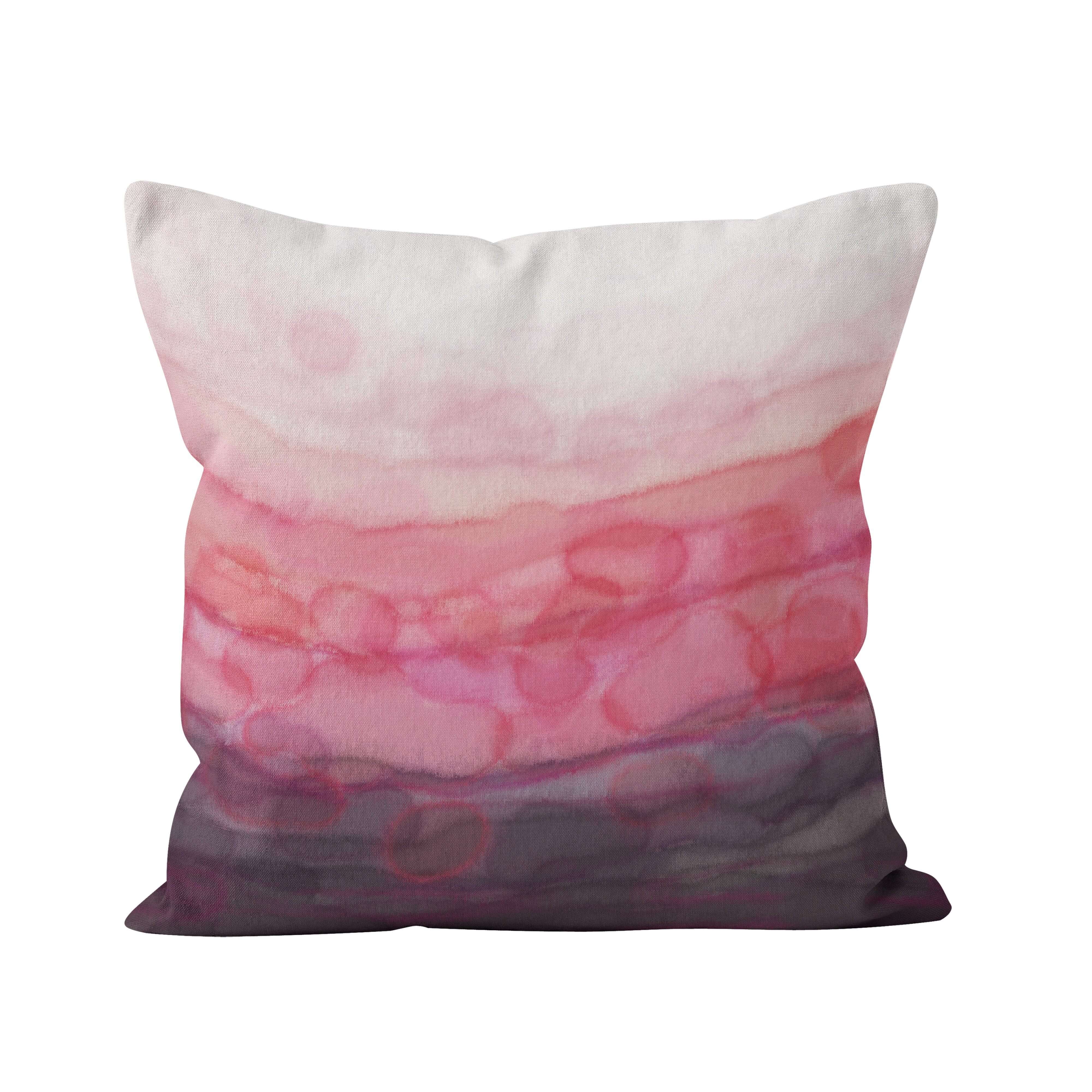 'Serenity' Pink Cushion - Louise Mead