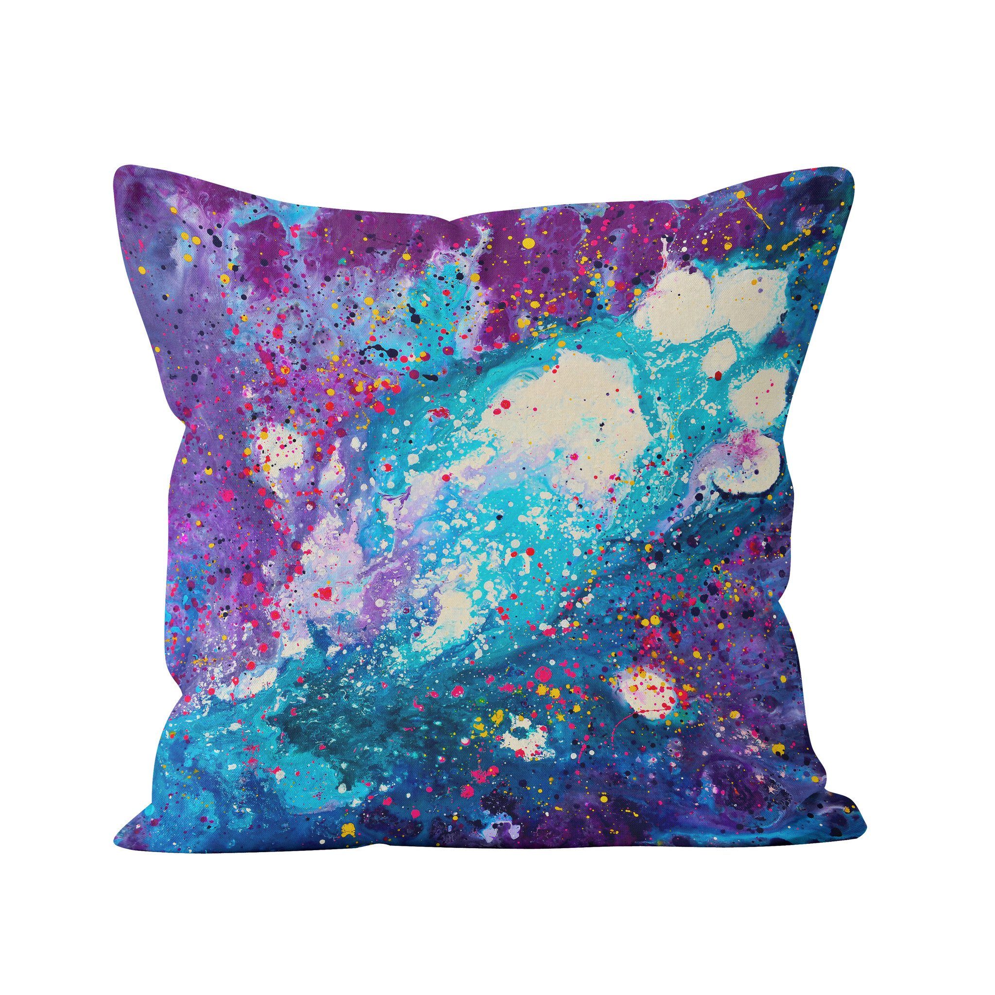 Stardust Throw Pillow - Louise Mead