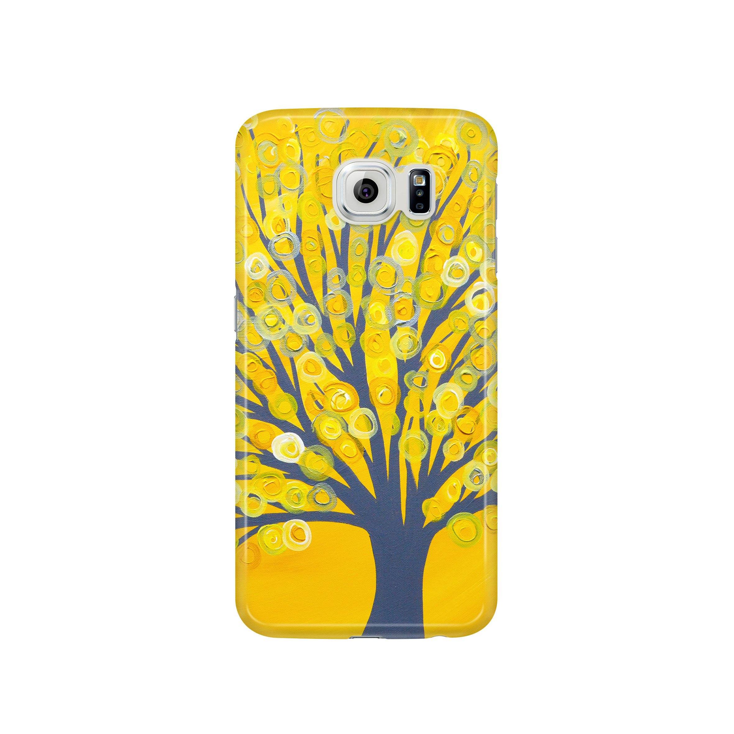 Yellow Tree Samsung Case - Louise Mead
