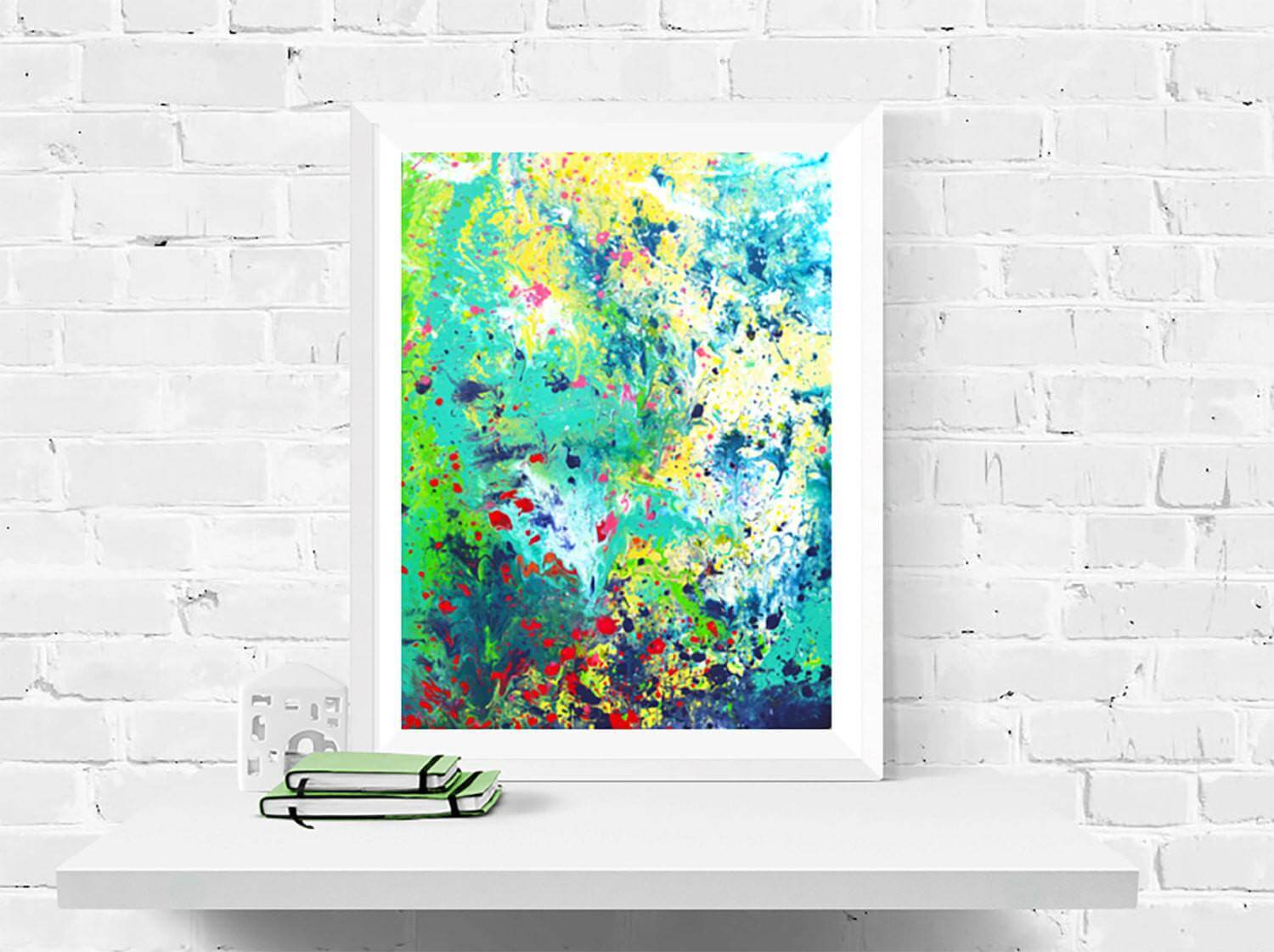 'Lily Pond' Wall Art Print - Louise Mead