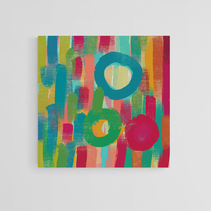 Signs of Summer Abstract Canvas Print