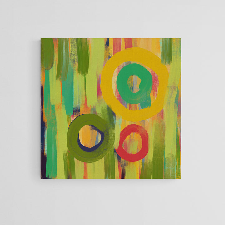 Summer Stroll Abstract Canvas Print