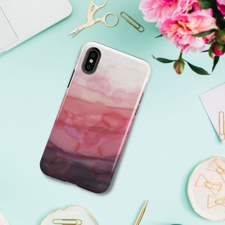 Serenity Pink iPhone Case - Louise Mead