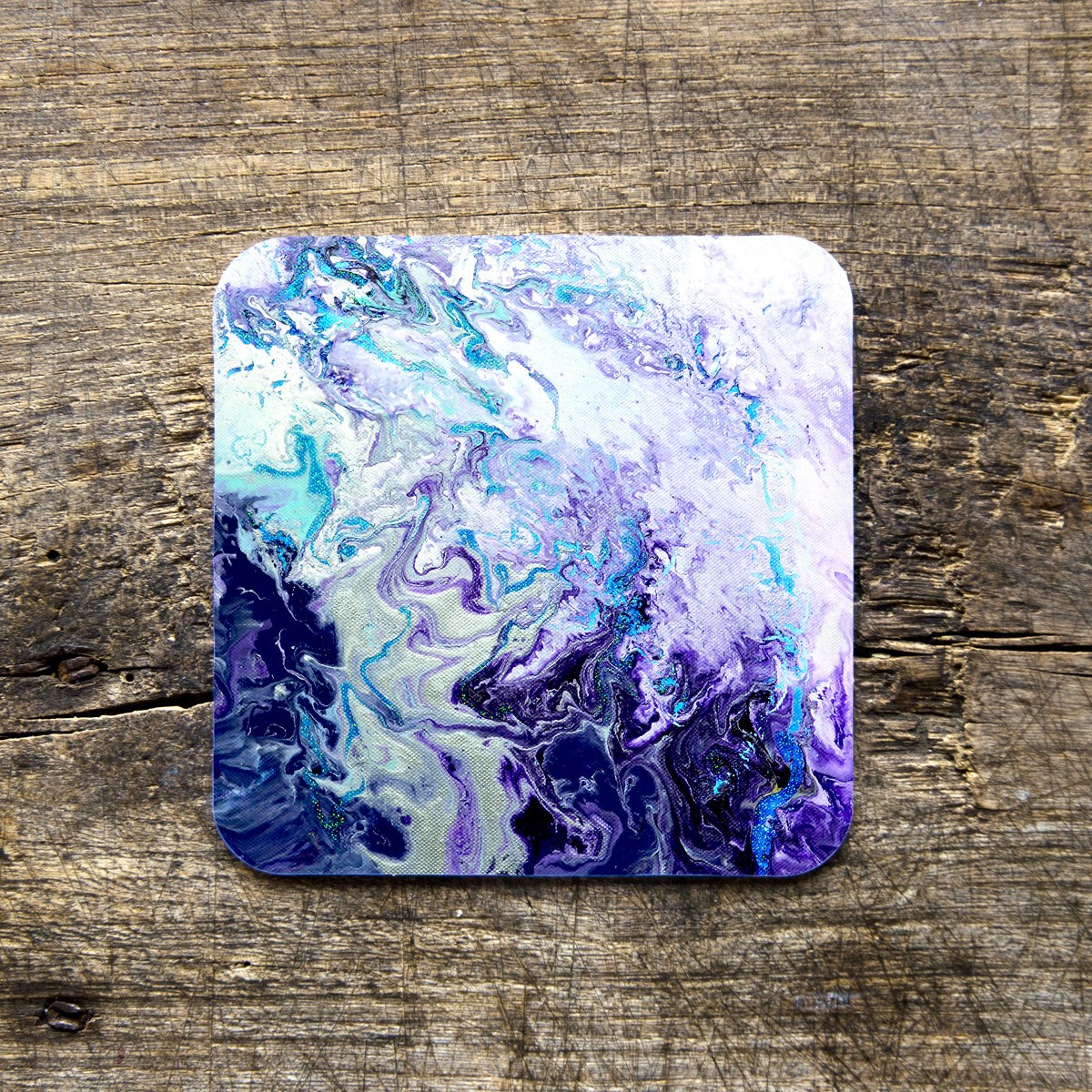 Purple Coasters - Louise Mead