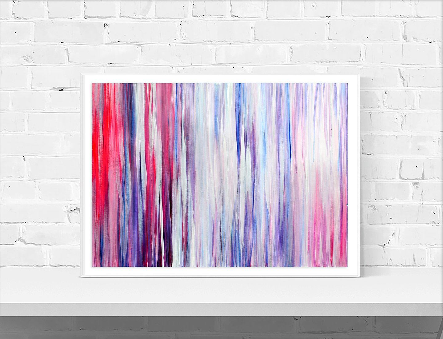 Candy Stripes Wall Art Print - Louise Mead