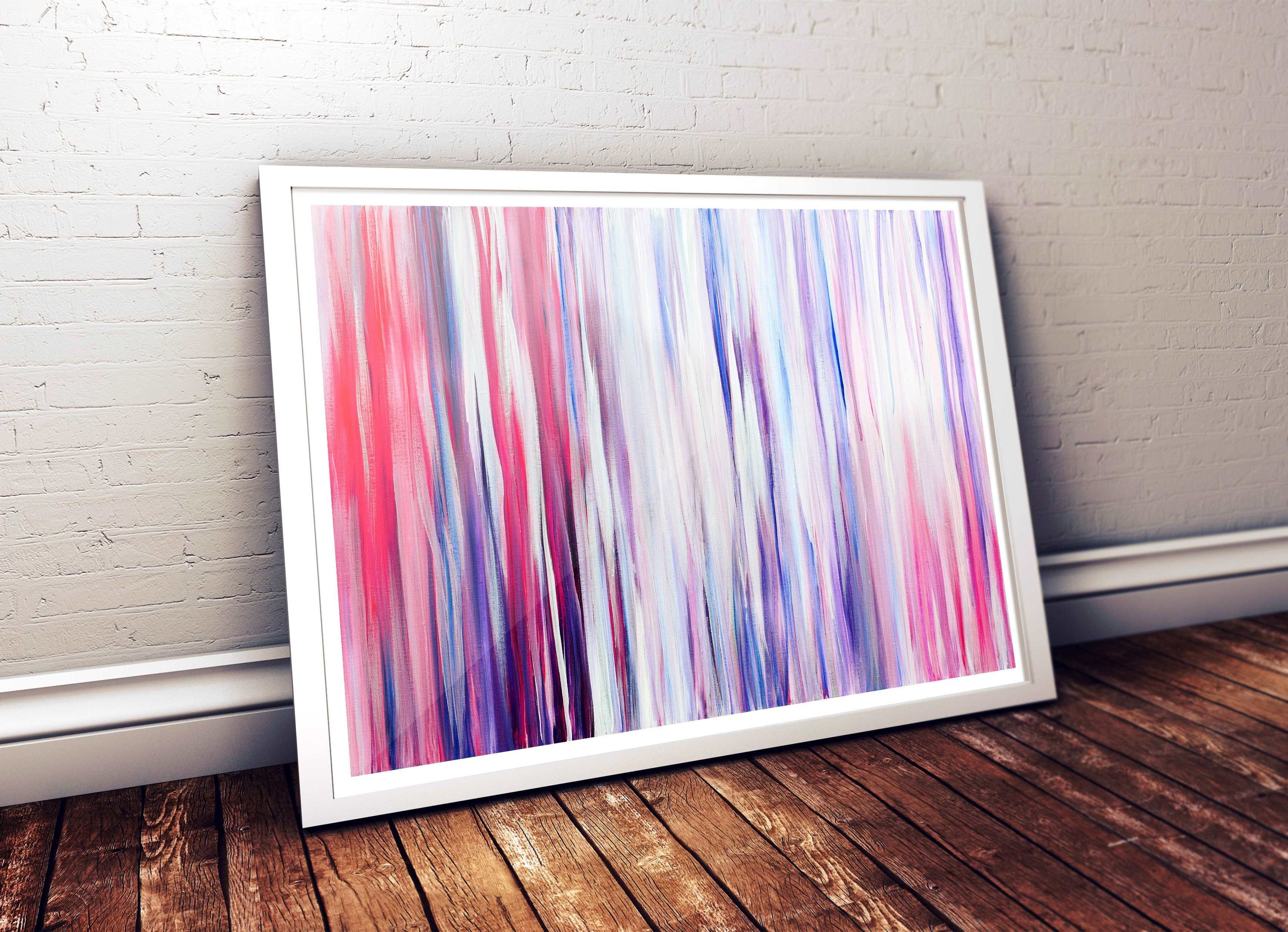 Candy Stripes Wall Art Print - Louise Mead