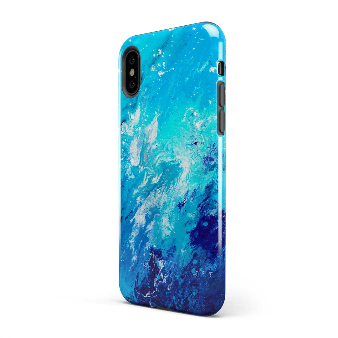 Drift Away Blue iPhone Case