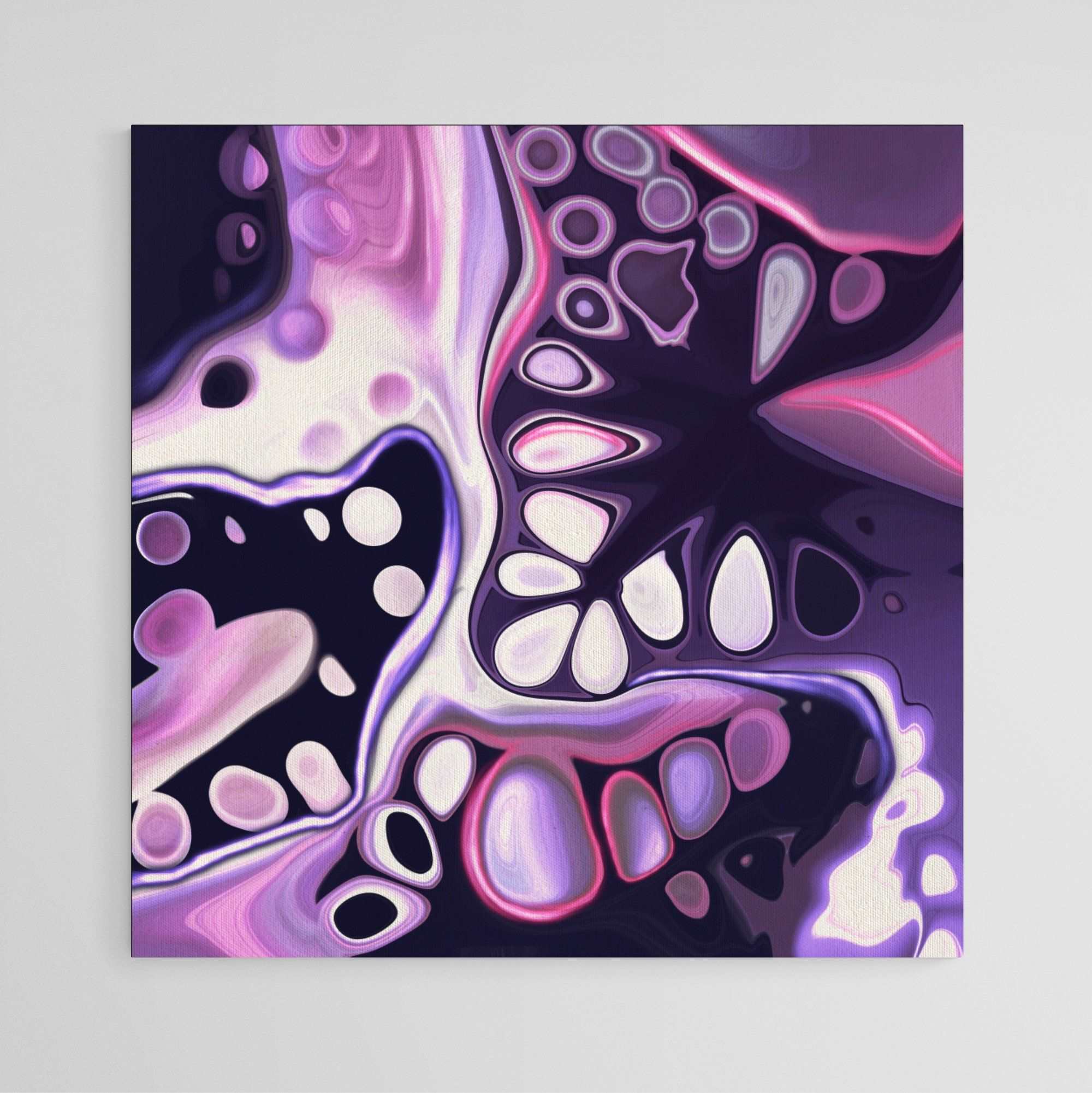 Nebula Purple Canvas Print