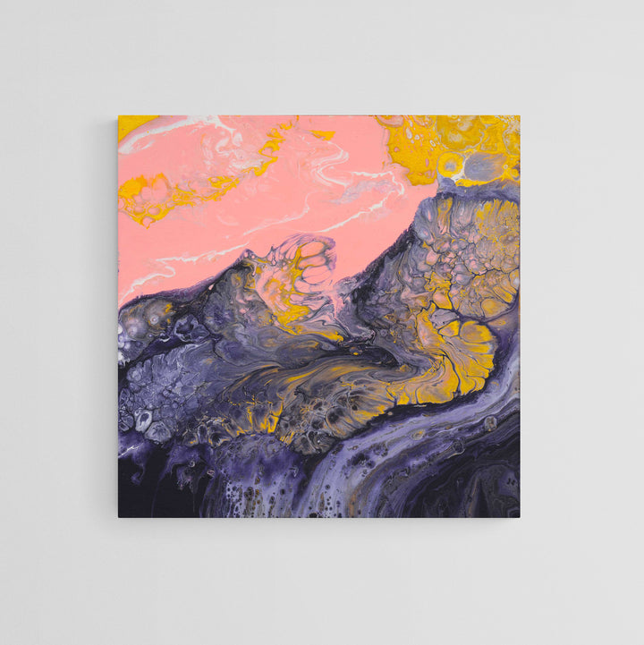 Sun-blushed Shores Canvas Print - Louise Mead