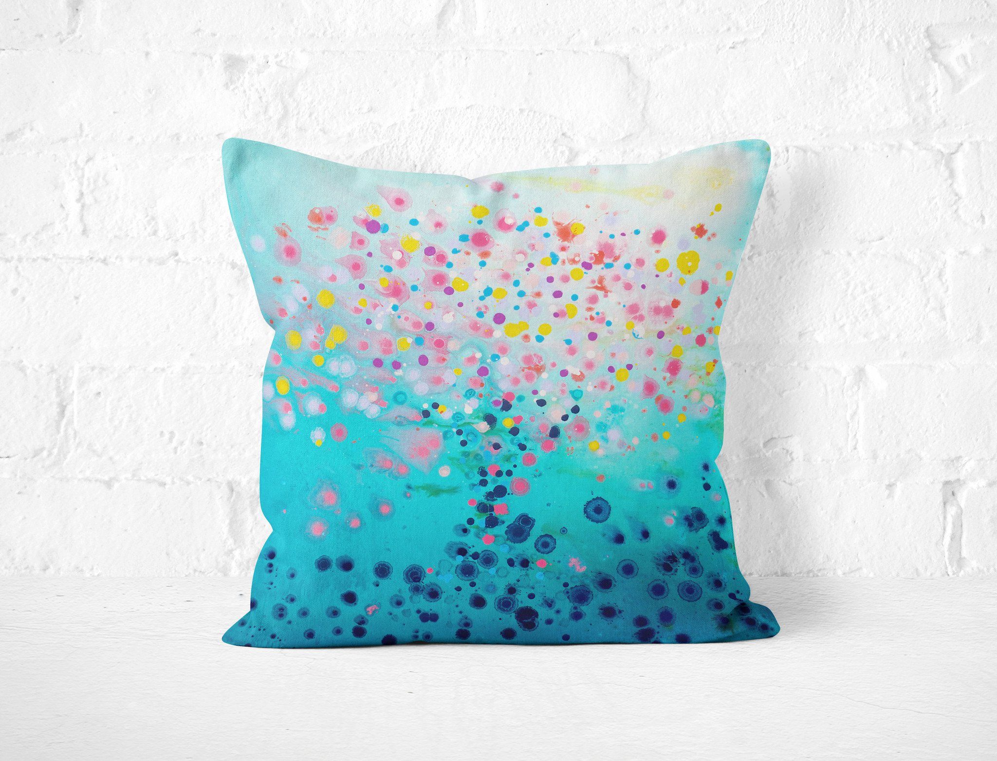 Far Away Square Pillow - Louise Mead