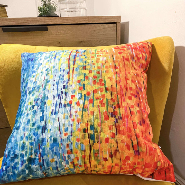 'Fiesta' Square Cushion | Square Cushion | Louise Mead