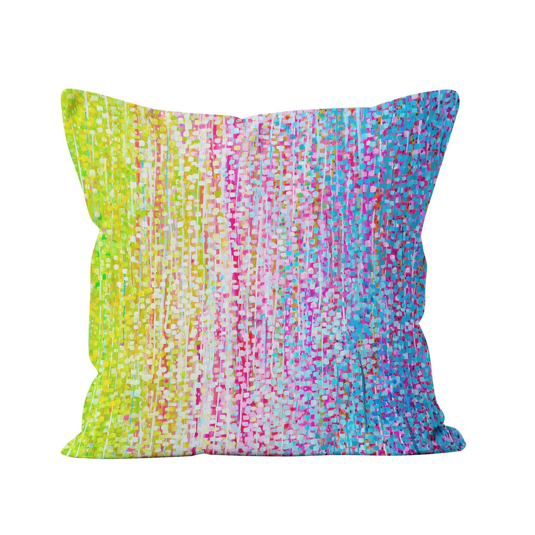 Hydrangeas Square Cushion - Louise Mead