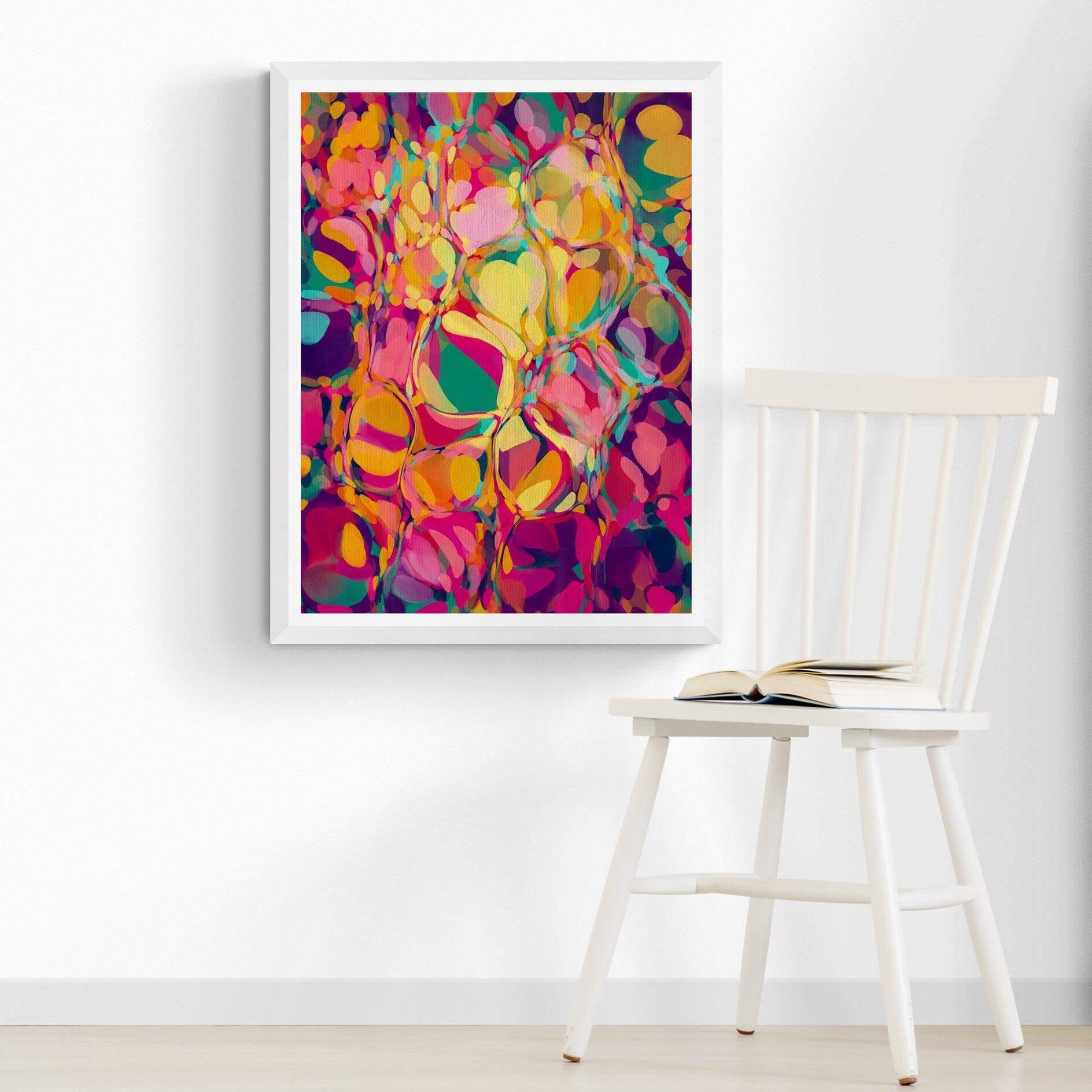 'Joy' Colourful Fine Art Print | Wall Art Print | Louise Mead