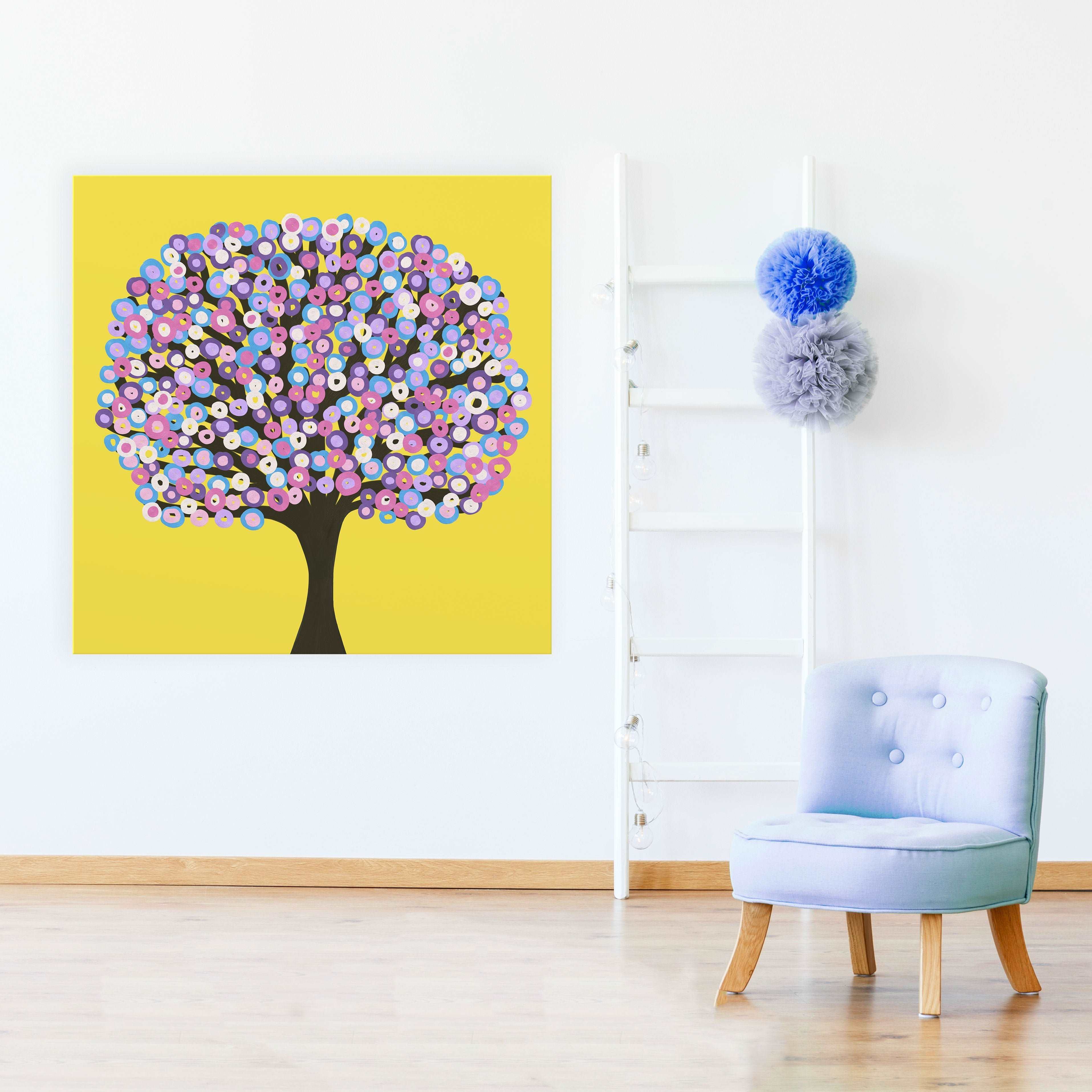 Meadowlark Tree Canvas Print