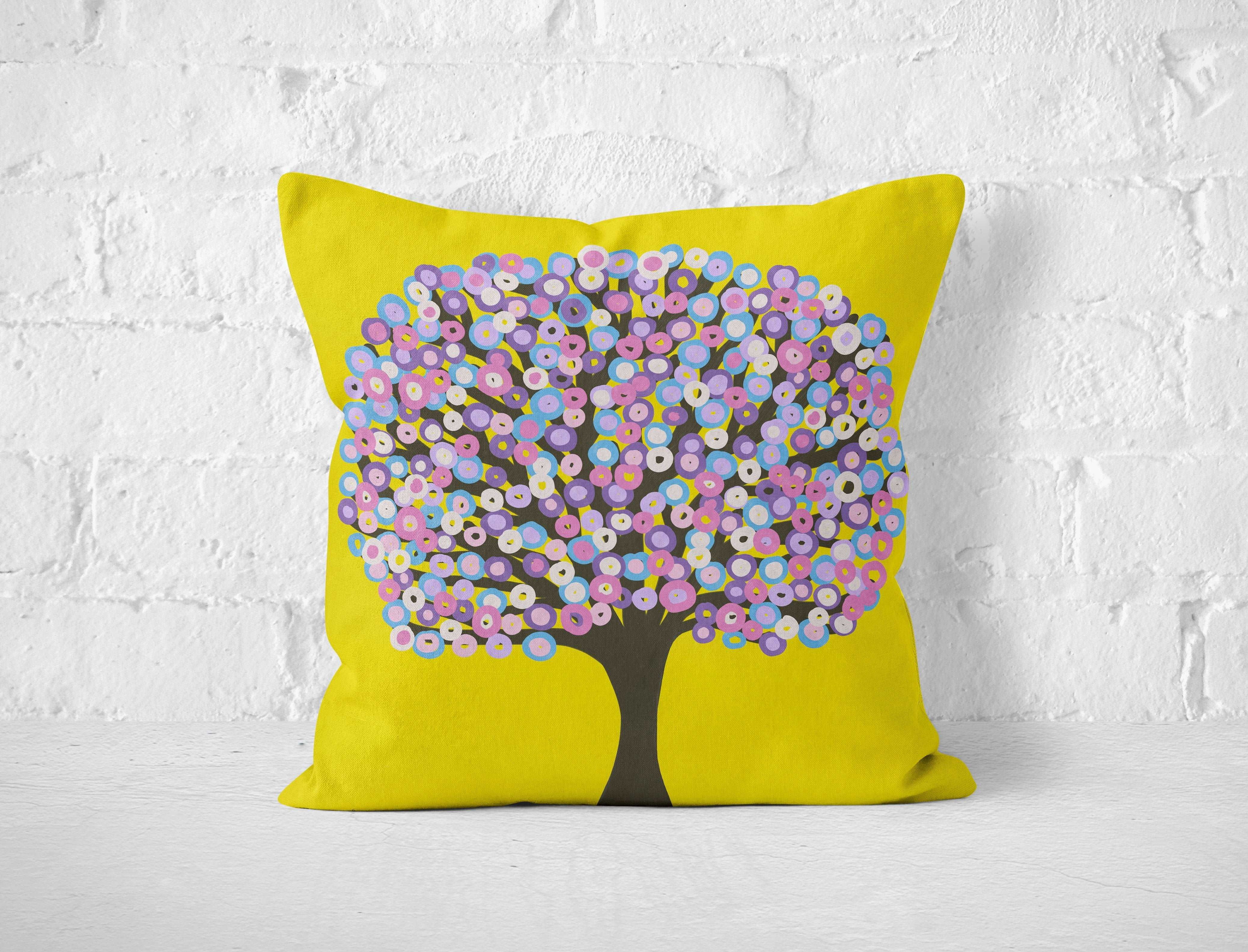 Meadowlark Tree Cushion - Louise Mead