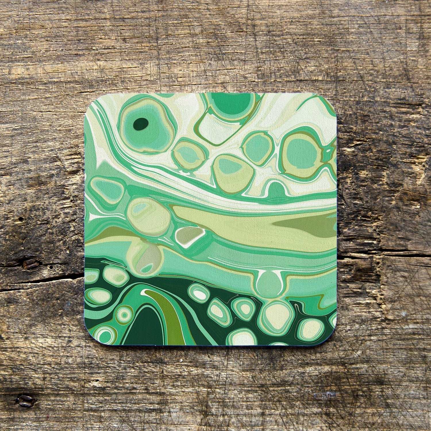 Mojito Green Coasters