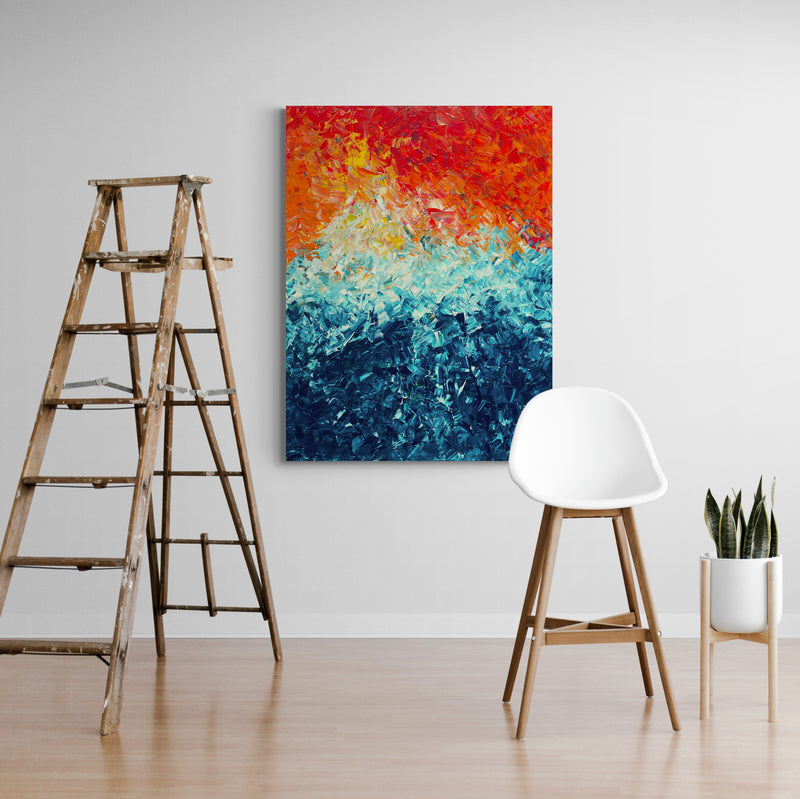 The Wave Canvas Print - Louise Mead
