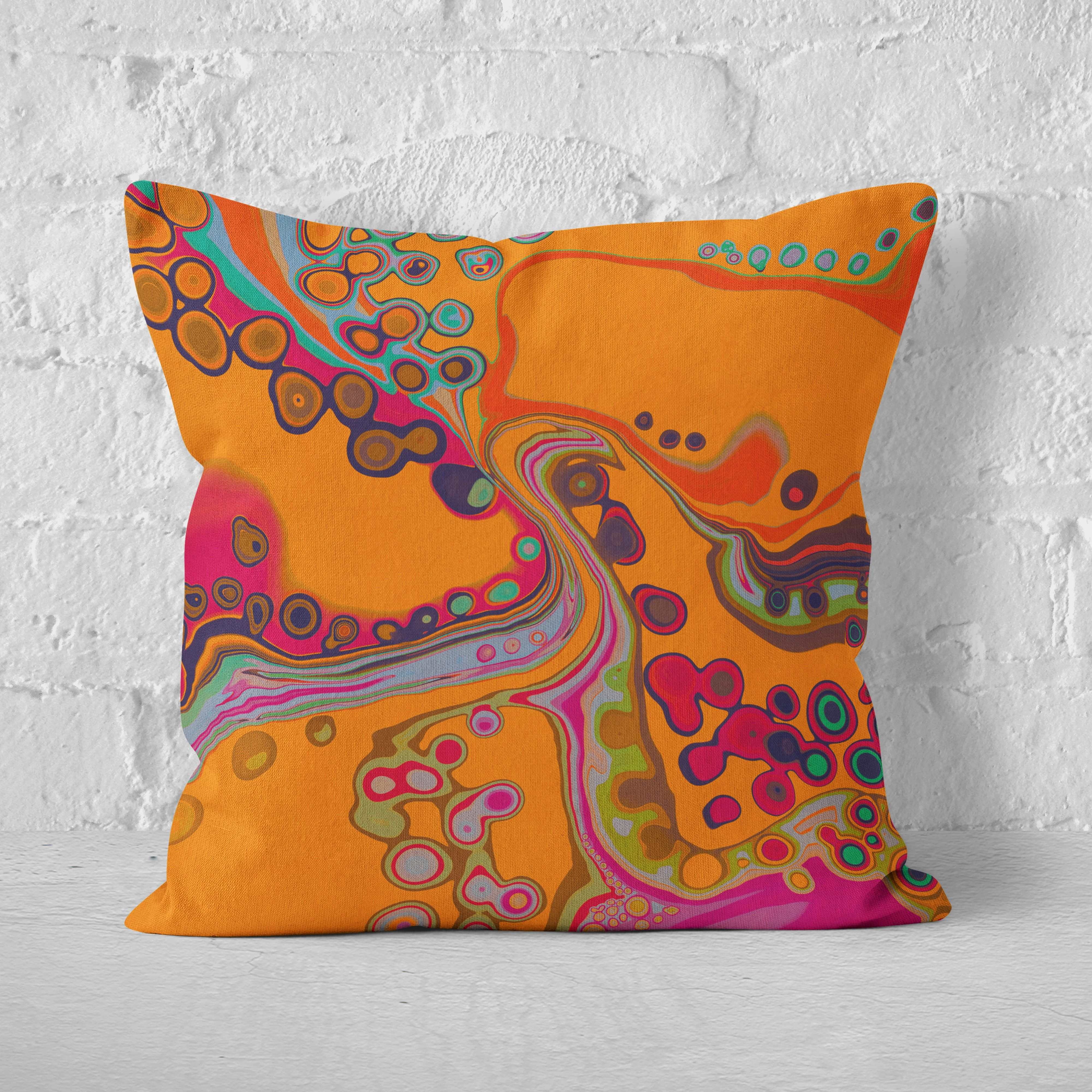 Octopus's Garden Abstract Cushion