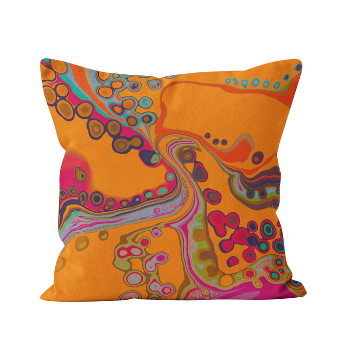 Octopus's Garden Abstract Cushion