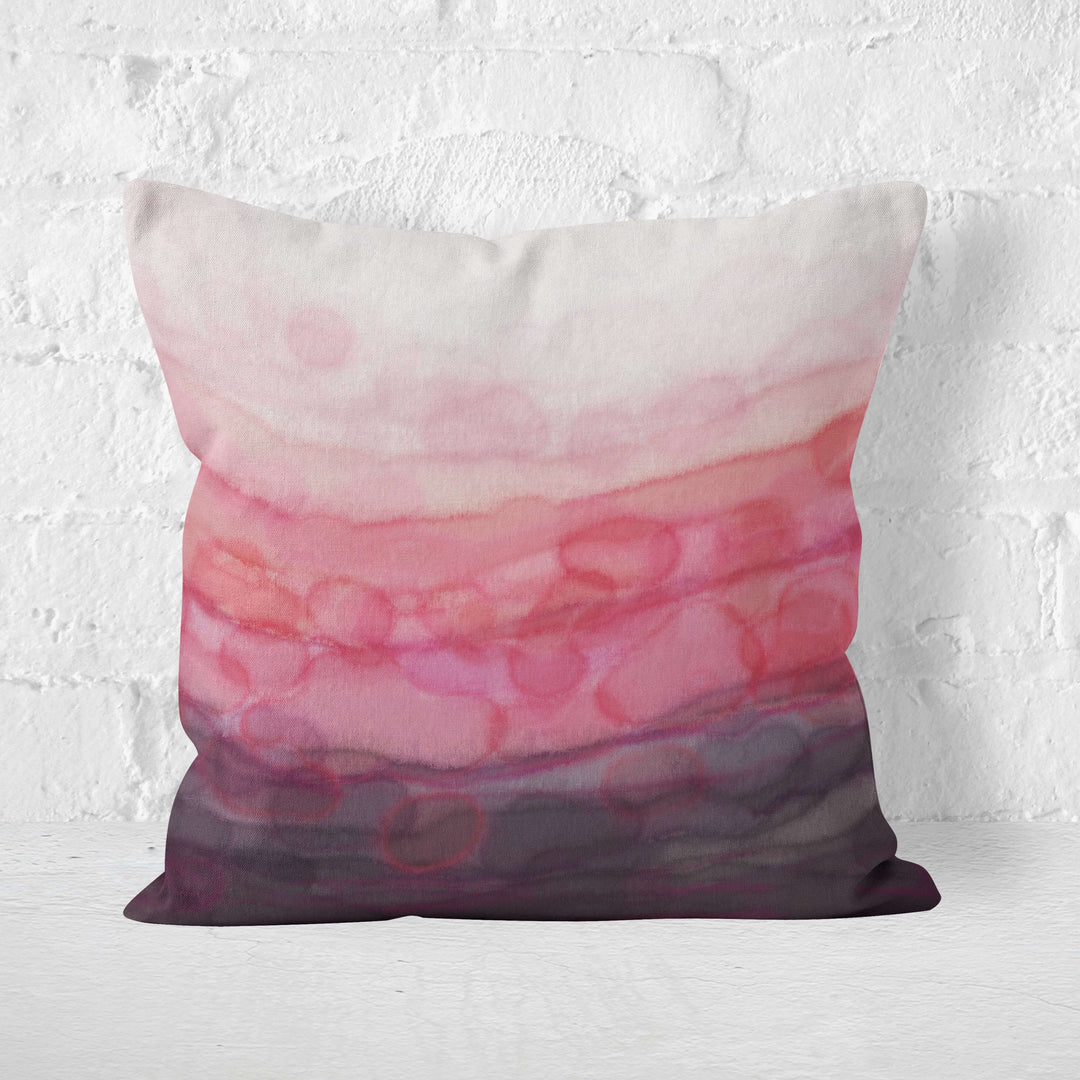 'Serenity' Pink Cushion - Louise Mead