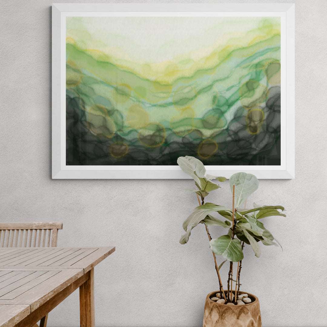 Green 'Serenity' Fine Art Print
