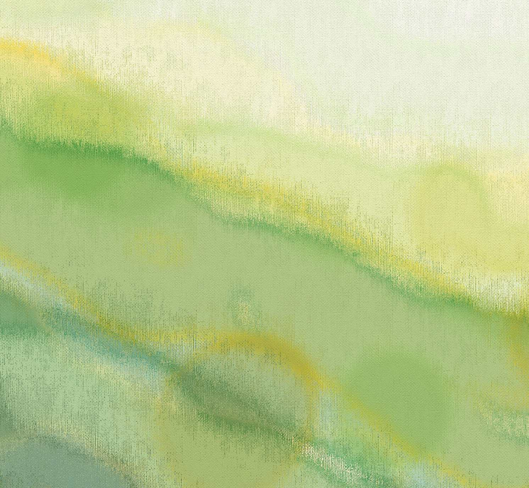 Green 'Serenity' Canvas Print
