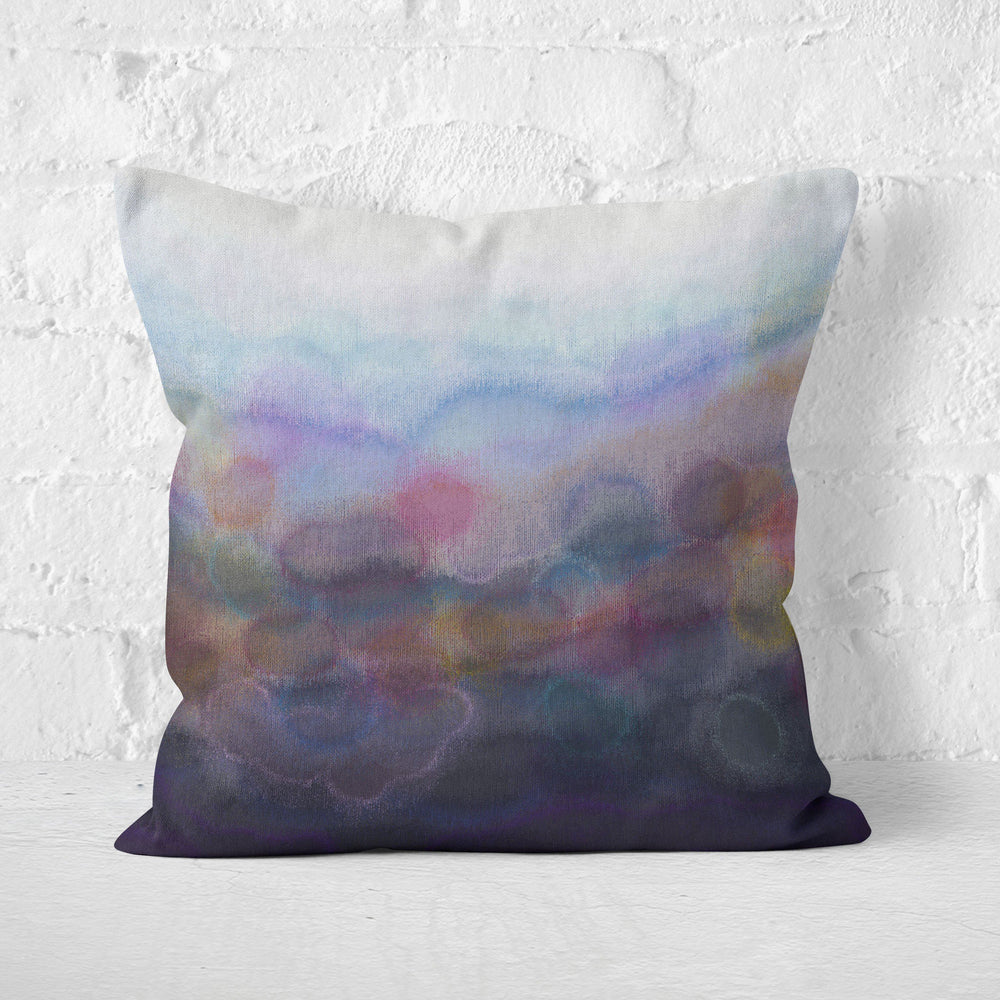Purple 'Serenity' Cushion - Louise Mead