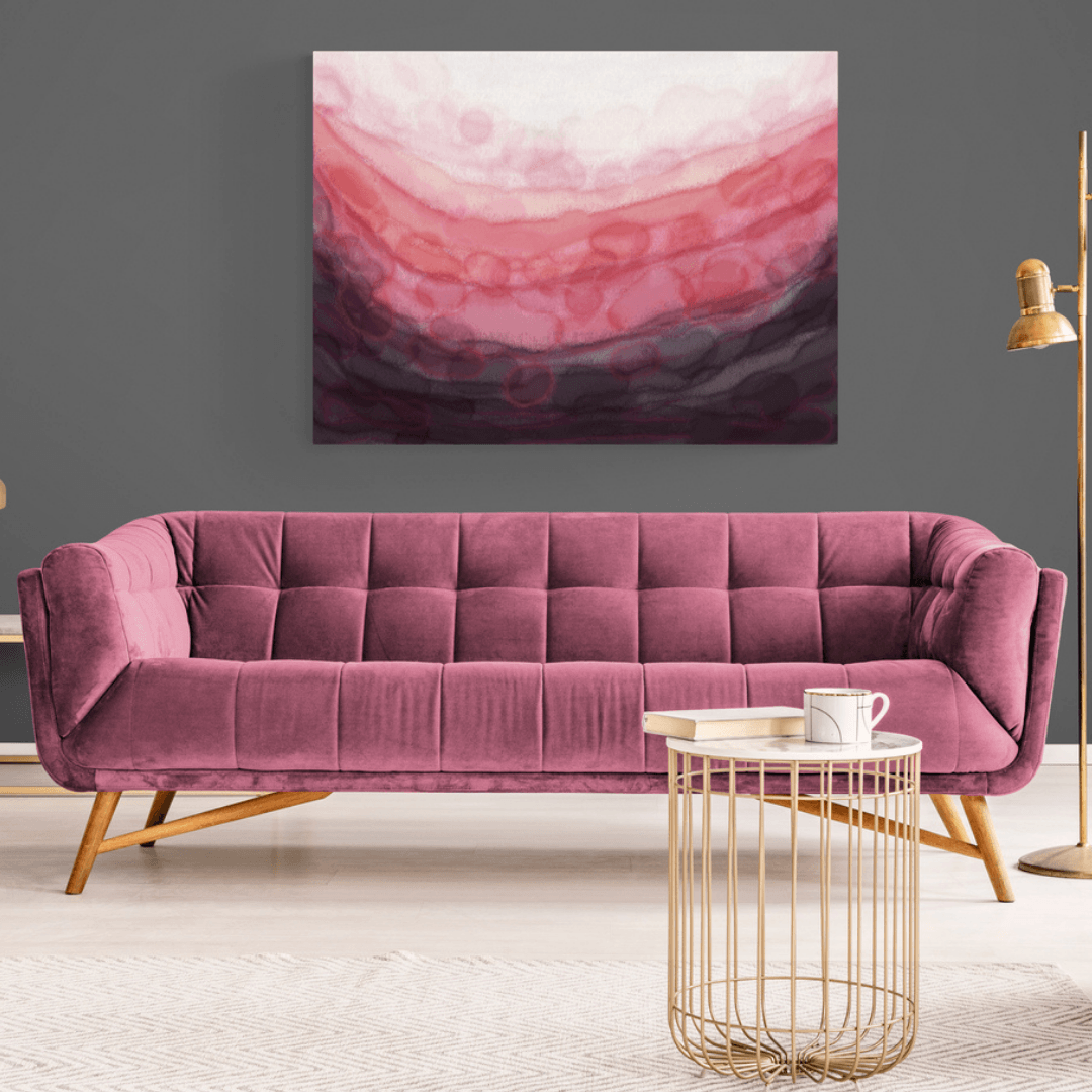 Pink 'Serenity' Canvas Print