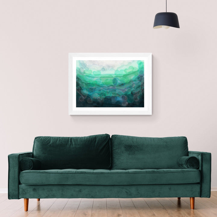 Teal 'Serenity' Fine Art Print - Louise Mead