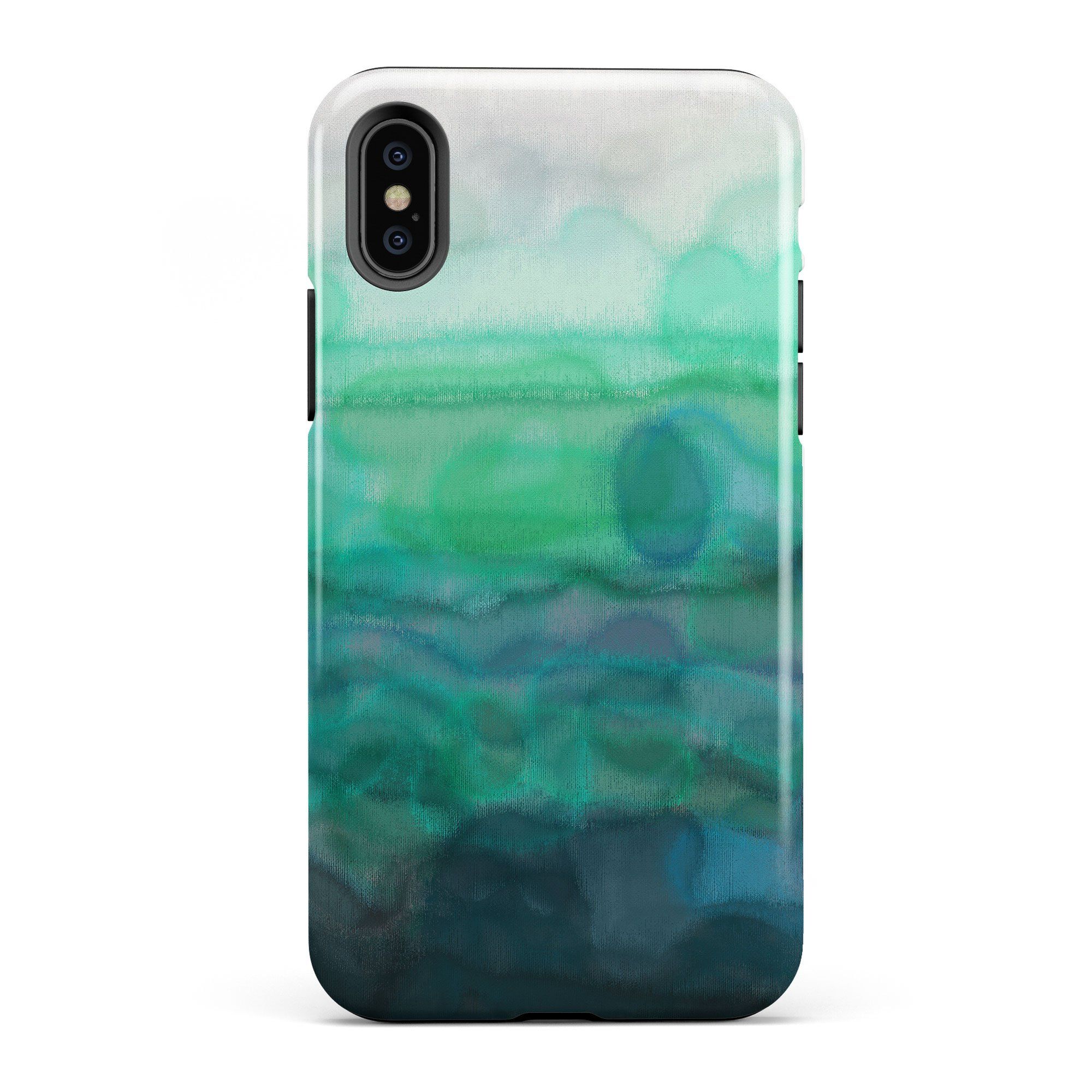 Teal 'Serenity' iPhone Case - Louise Mead