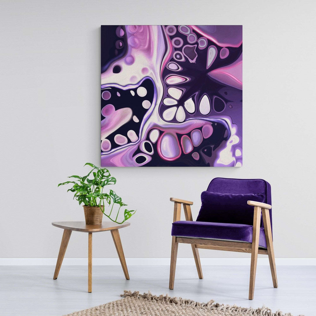 Nebula Purple Canvas Print