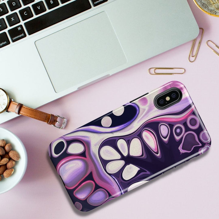 Nebula Purple iPhone Case - Louise Mead