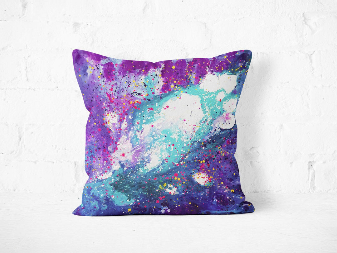 Stardust Throw Pillow - Louise Mead