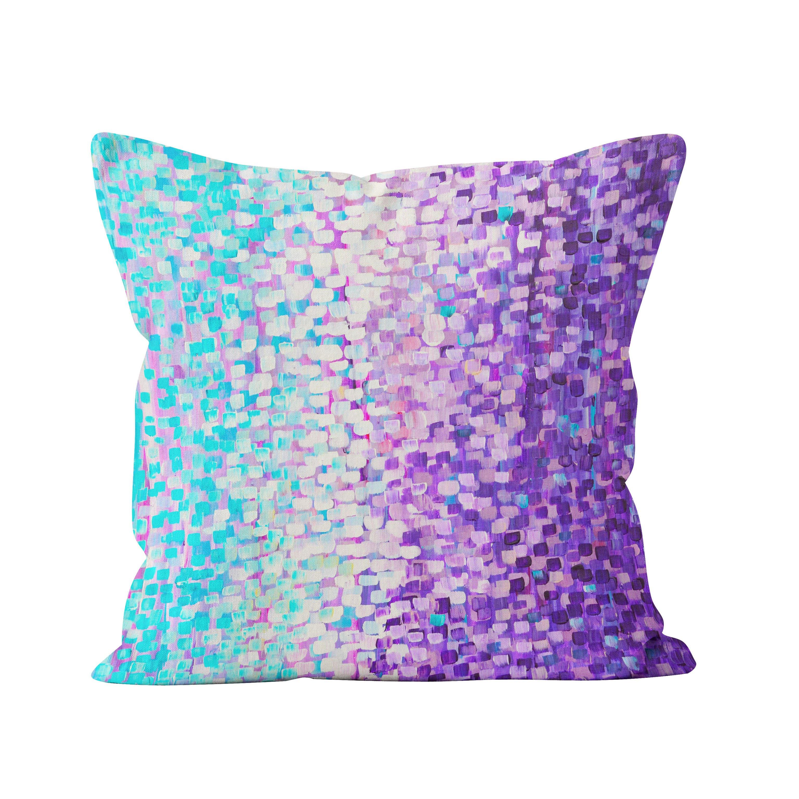 Blue & Purple Cushion - Louise Mead
