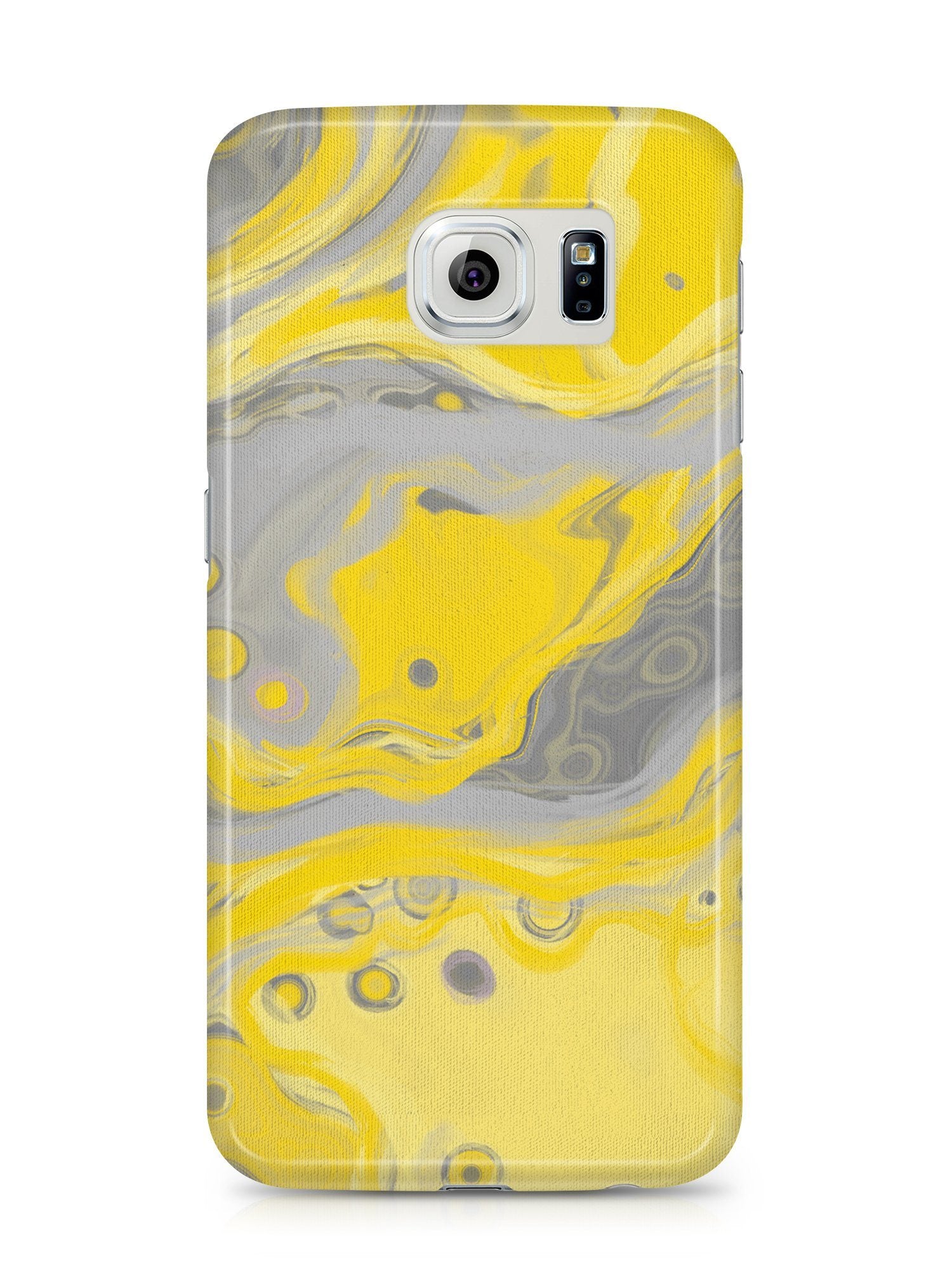 Yellow & Grey 'Zest' Samsung Case - Louise Mead