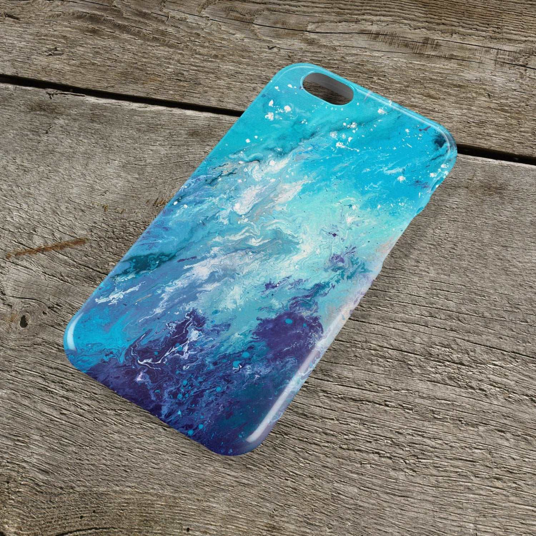 Drift Away Blue iPhone Case