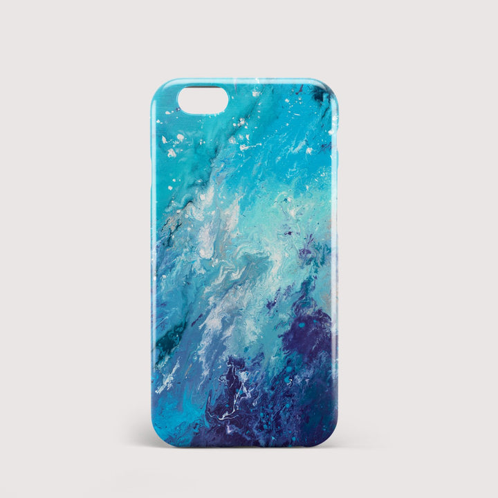 Drift Away Blue iPhone Case - Louise Mead