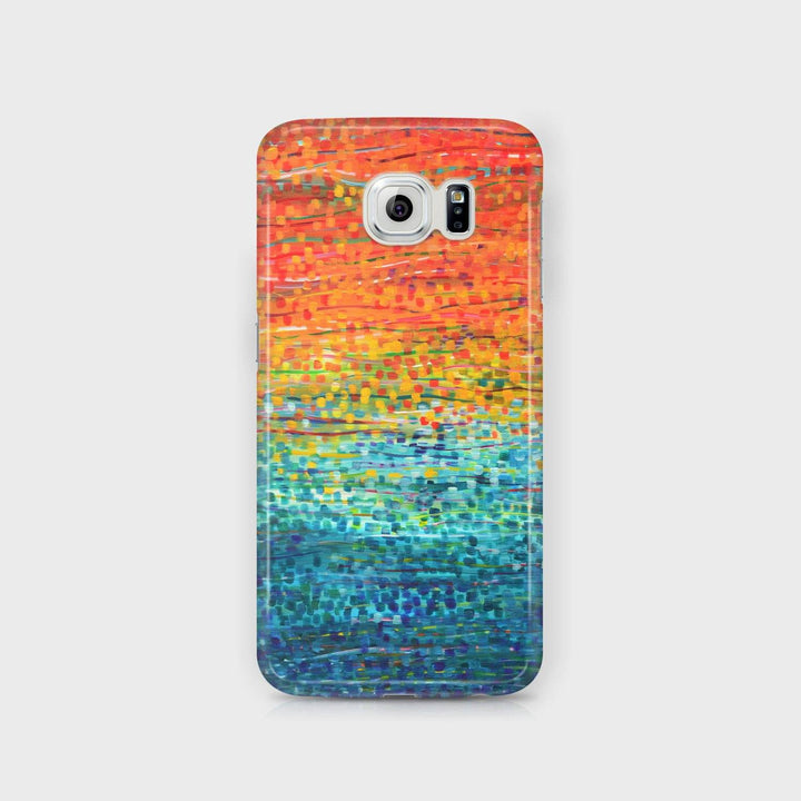 Orange & Teal Samsung Case - Louise Mead