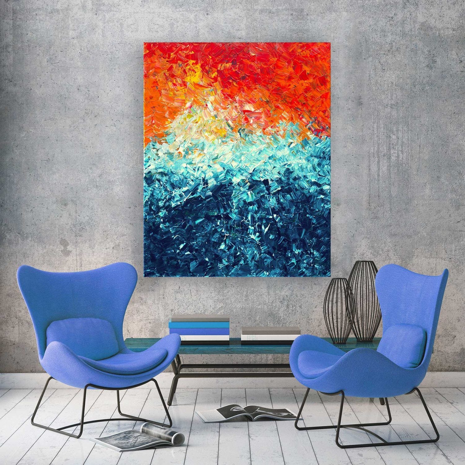 The Wave Canvas Print - Louise Mead