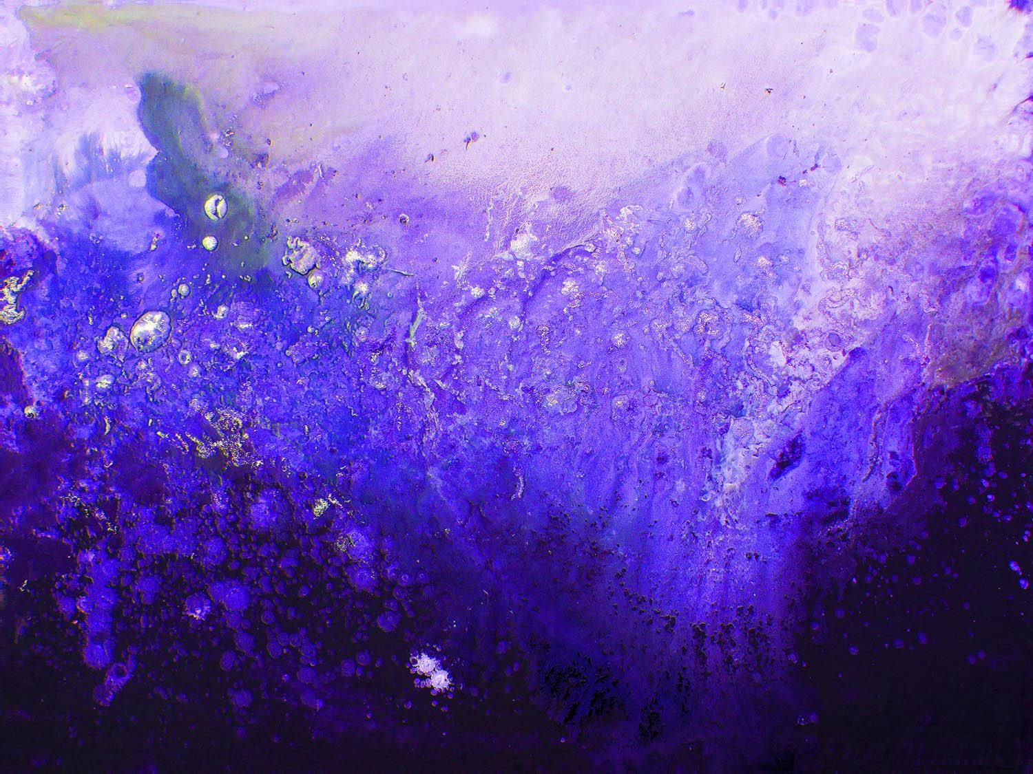 Purple Minimalist Abstract Wall Art Print - Louise Mead