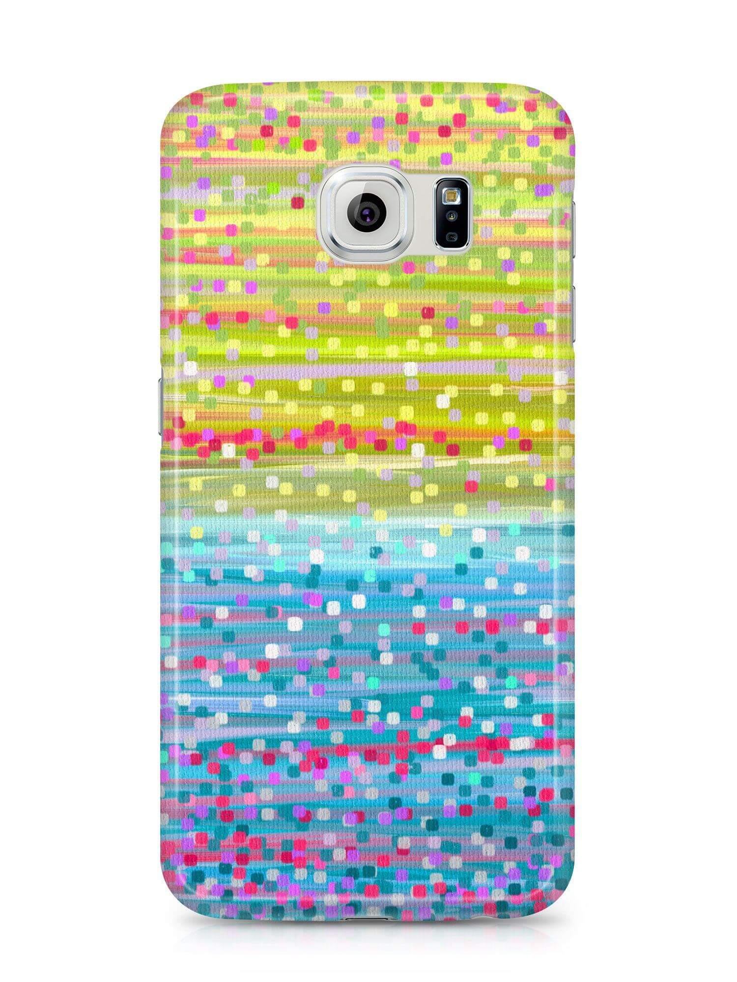'Fruit Crush' Lilac & Green Samsung Phone Case - Louise Mead